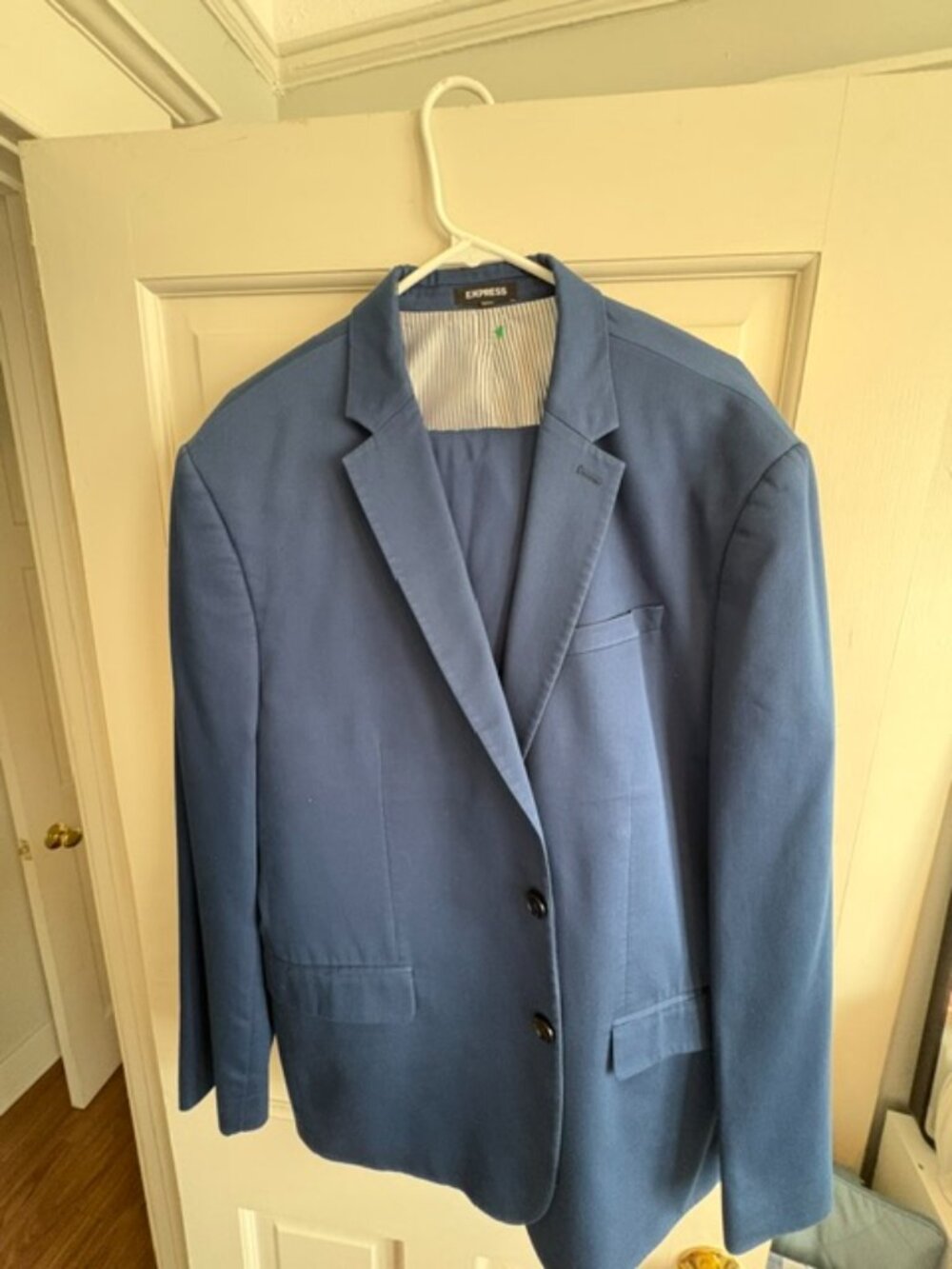 Mens Express Navy 2 Piece Suit
